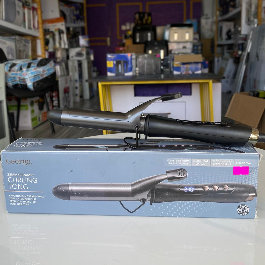 George Home LED Curling Tong - STORE REJECT