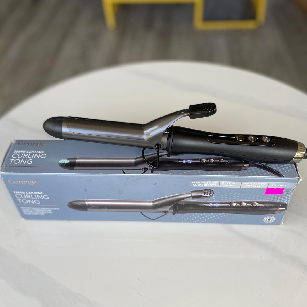 George Home LED Curling Tong - STORE REJECT