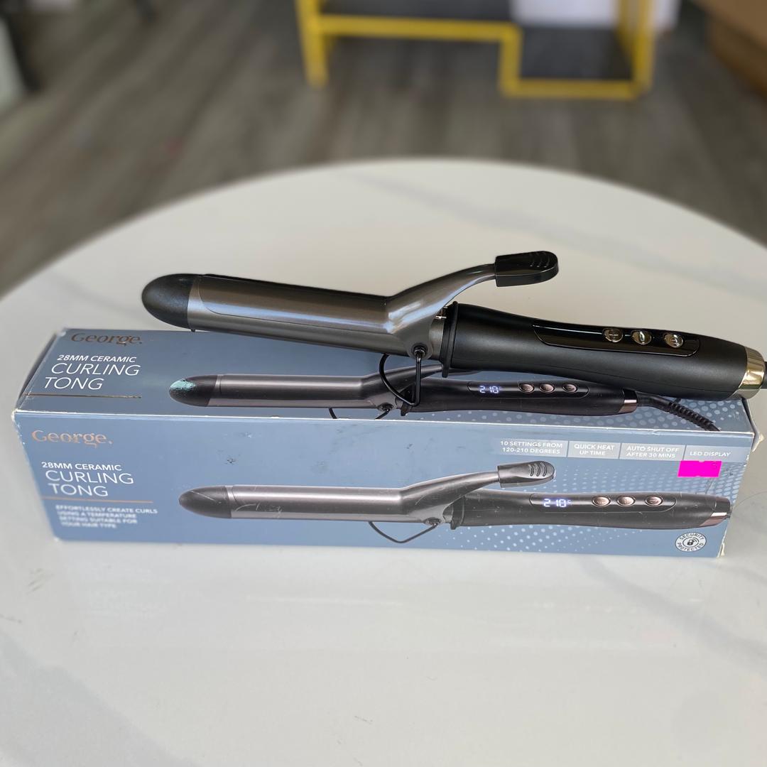 George Home LED Curling Tong - STORE REJECT
