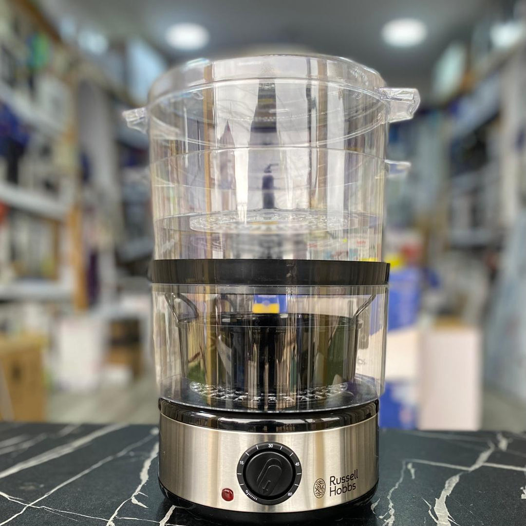 Russell Hobbs Food Collection 3-Tier Compact Food Steamer - STORE REJECT