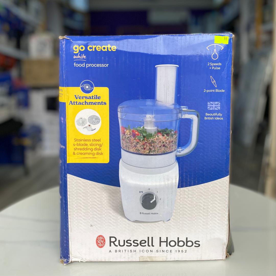Russell Hobbs Go Create White Food Processor - NEW