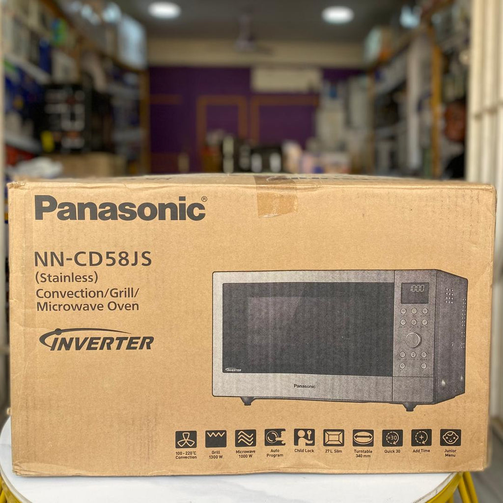 27L Panasonic Slimline Airfry Combi Microwave - NEW