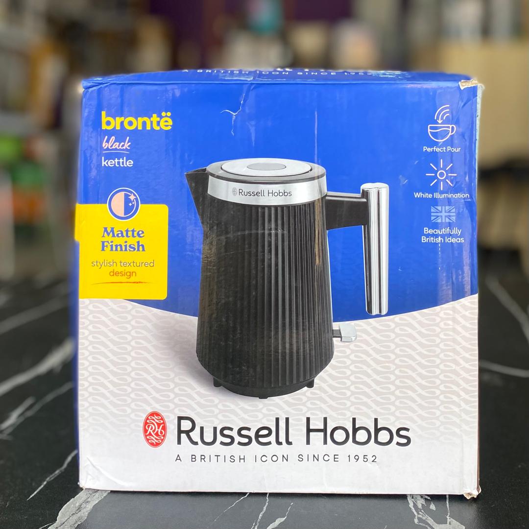 Russell Hobbs Brontë Black Kettle - NEW