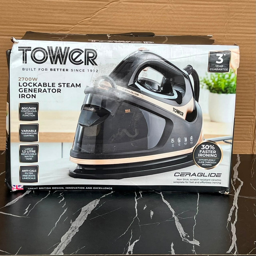 Tower Ceraglide Lockable Steam Generator Iron - STORE REJECT