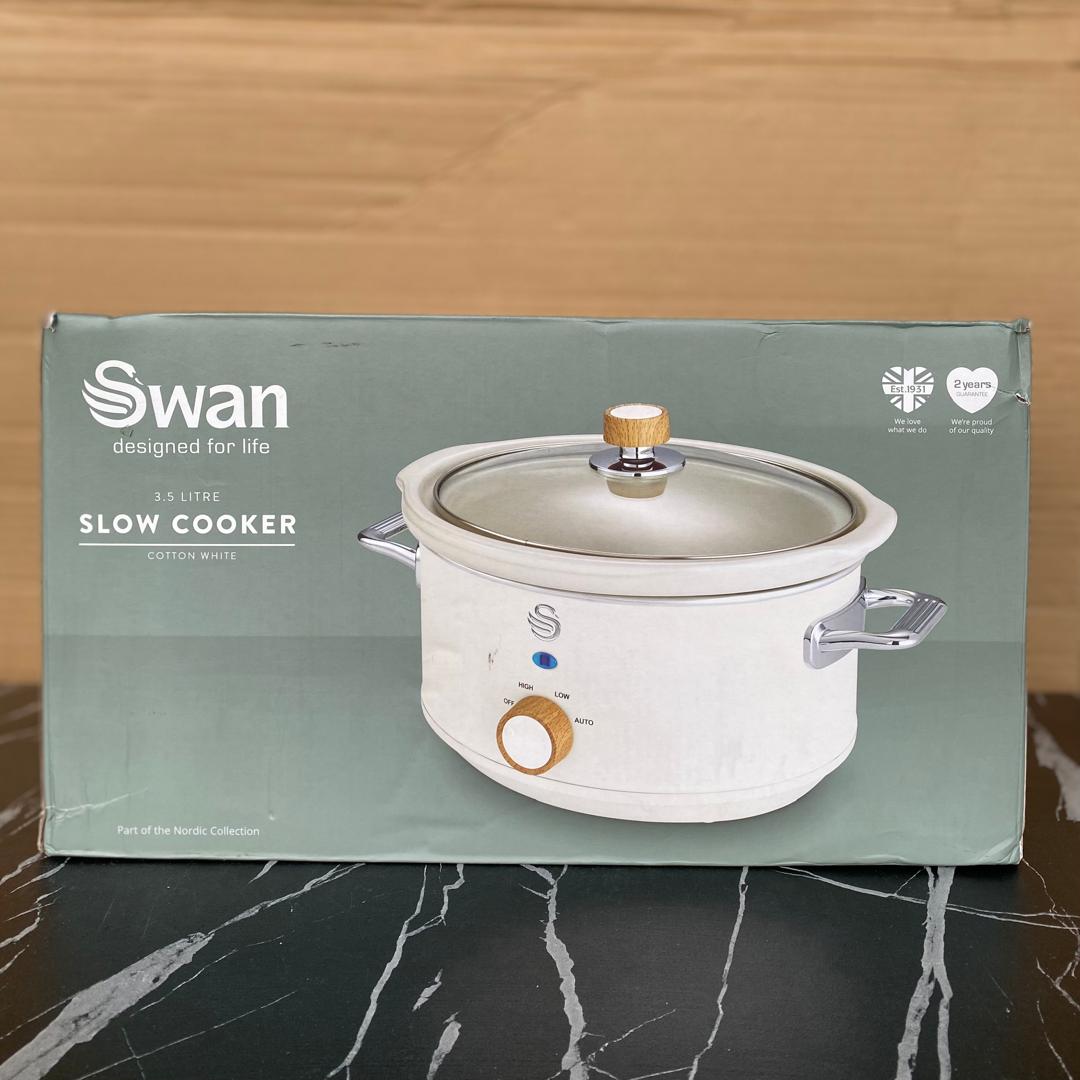3.5L Swan Retro Slow Cooker  - New