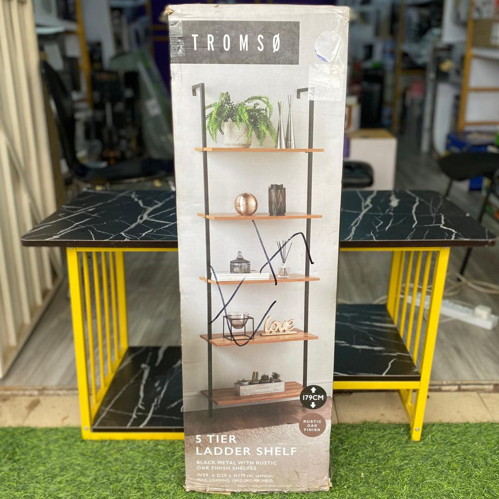 Tromso 5-Tier Ladder Shelf - NEW