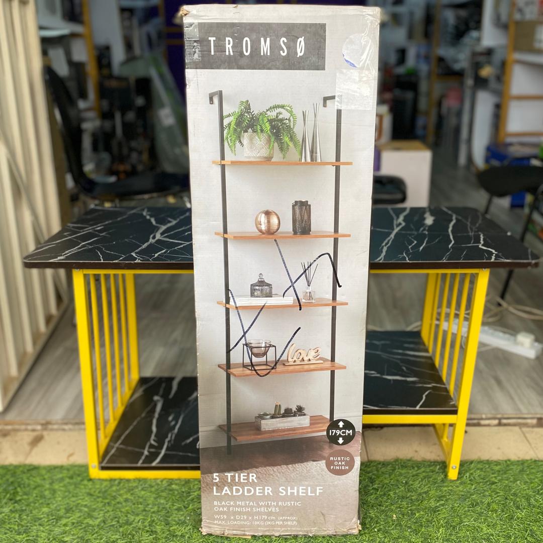 Tromso 5-Tier Ladder Shelf - NEW